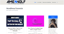 Desktop Screenshot of amenwolf.com